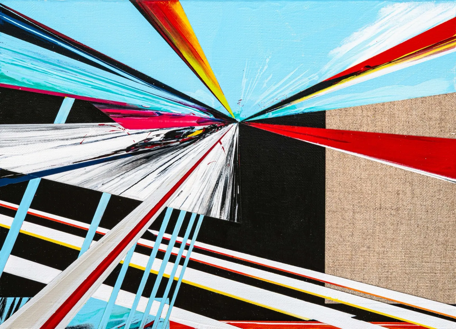 Endless Impact D07 · 162.3×130.5cm · Acrylic on canvas · 2025 · 강민석 Minseok Kang