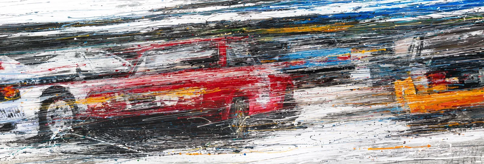 Invisible Force NO.5 · 324.4×112cm · Acrylic on Canvas · 2017 · 강민석 Minseok Kang