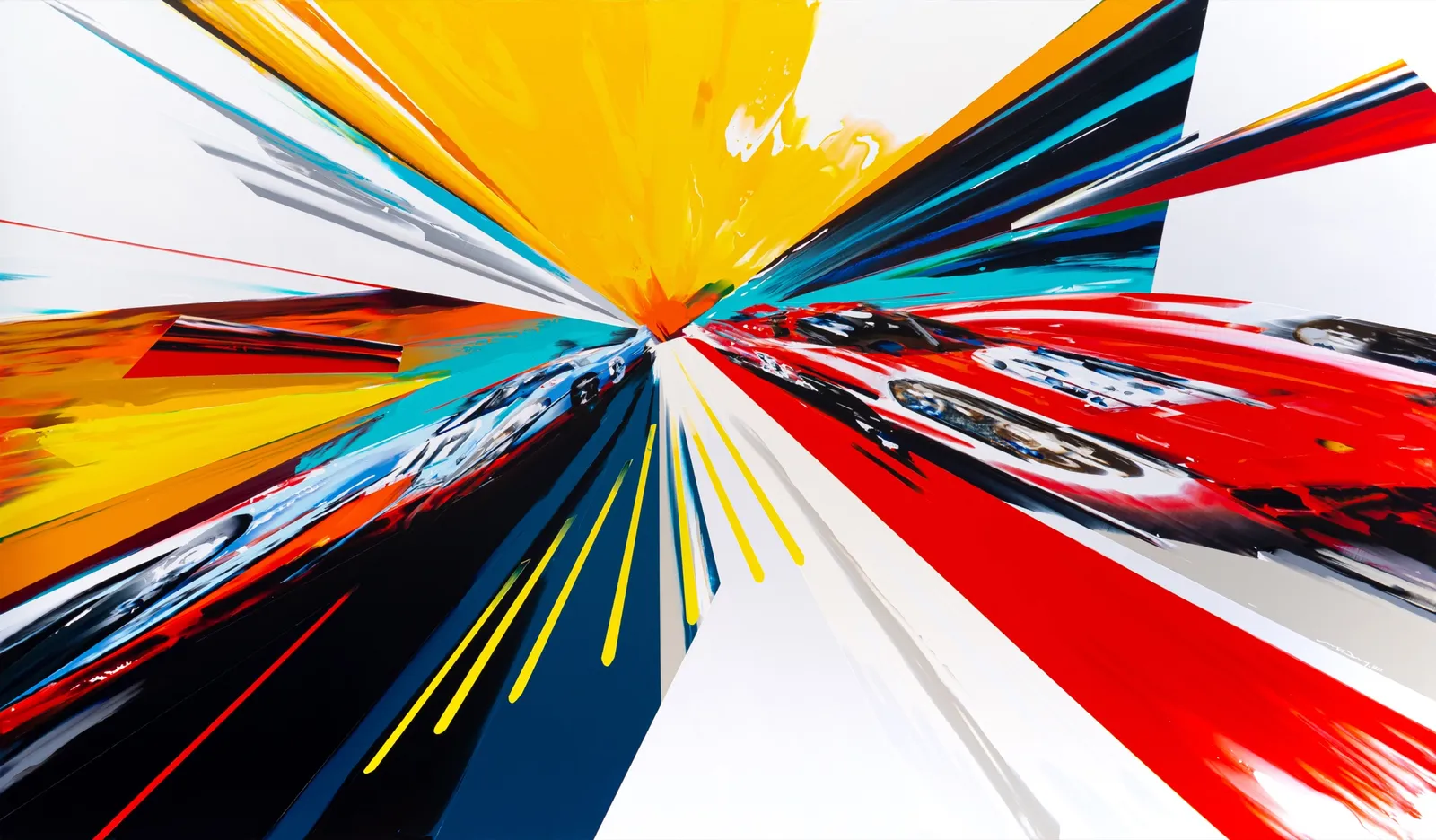 Timeleap I · 164.8×96.7cm · Mixed Media Acrylic · 2022 · 강민석 Minseok Kang