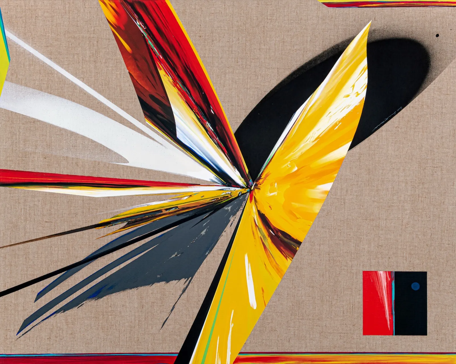 Reversed Boundary E05 · 72.2×91cm · Acrylic on Canvas · 2025 · 강민석 Minseok Kang
