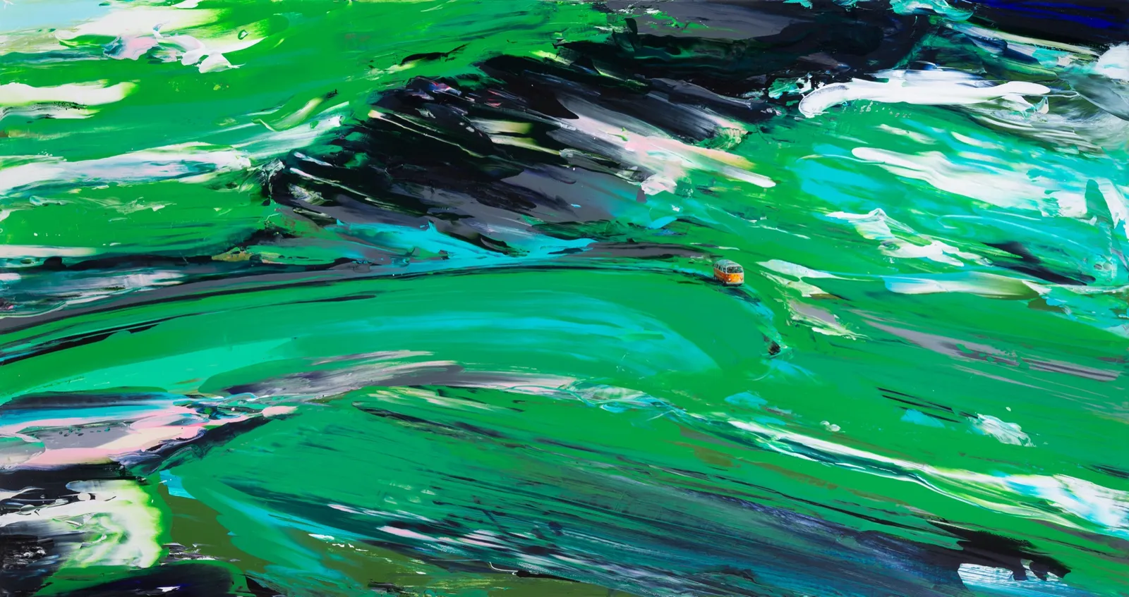 Paint Desert #07 · 122×65cm · Acrylic on Canvas · 2023 · 강민석 Minseok Kang