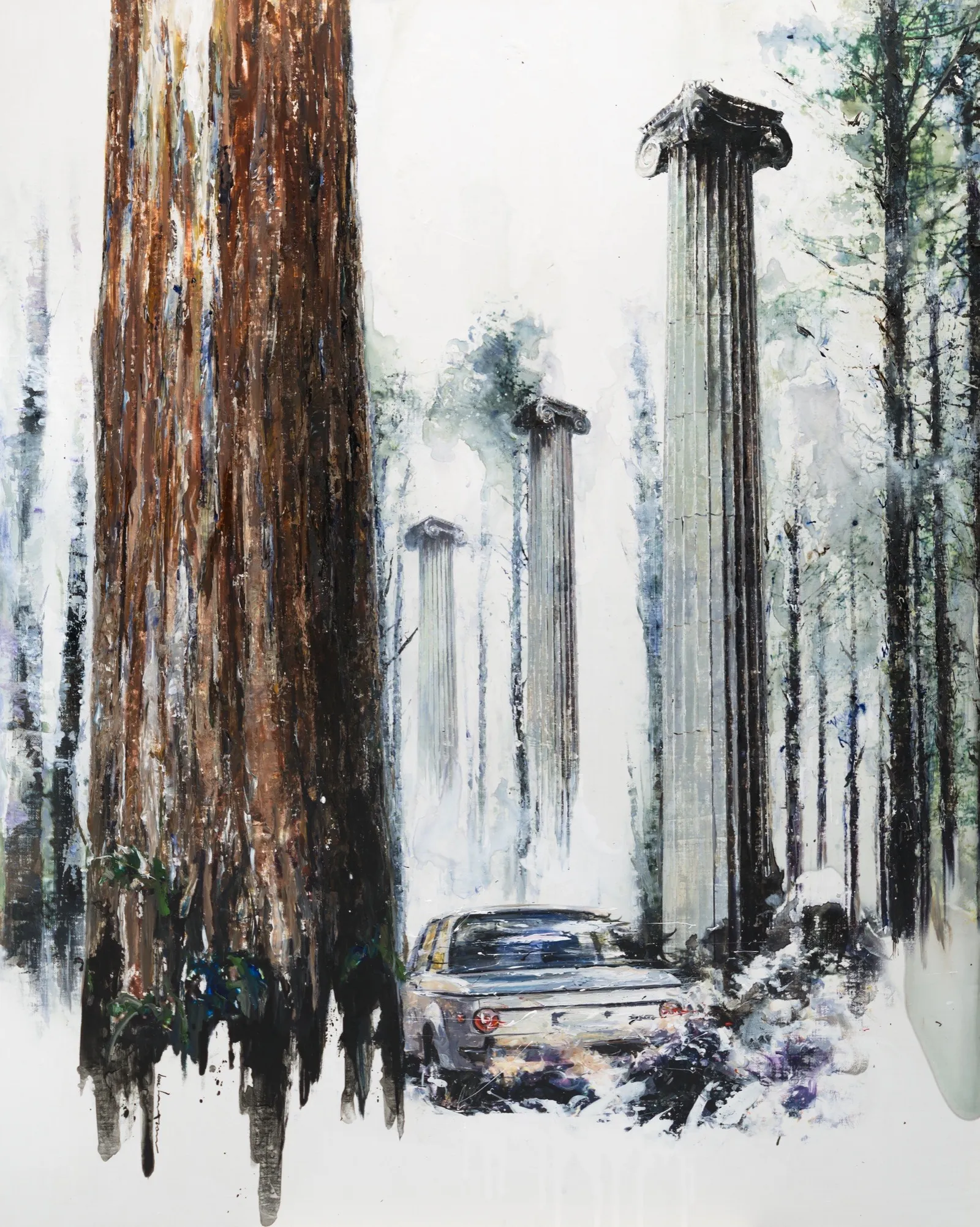 Stray Racer No.14 · 73×91cm · Mixed Media · 2017 · 강민석 Minseok Kang