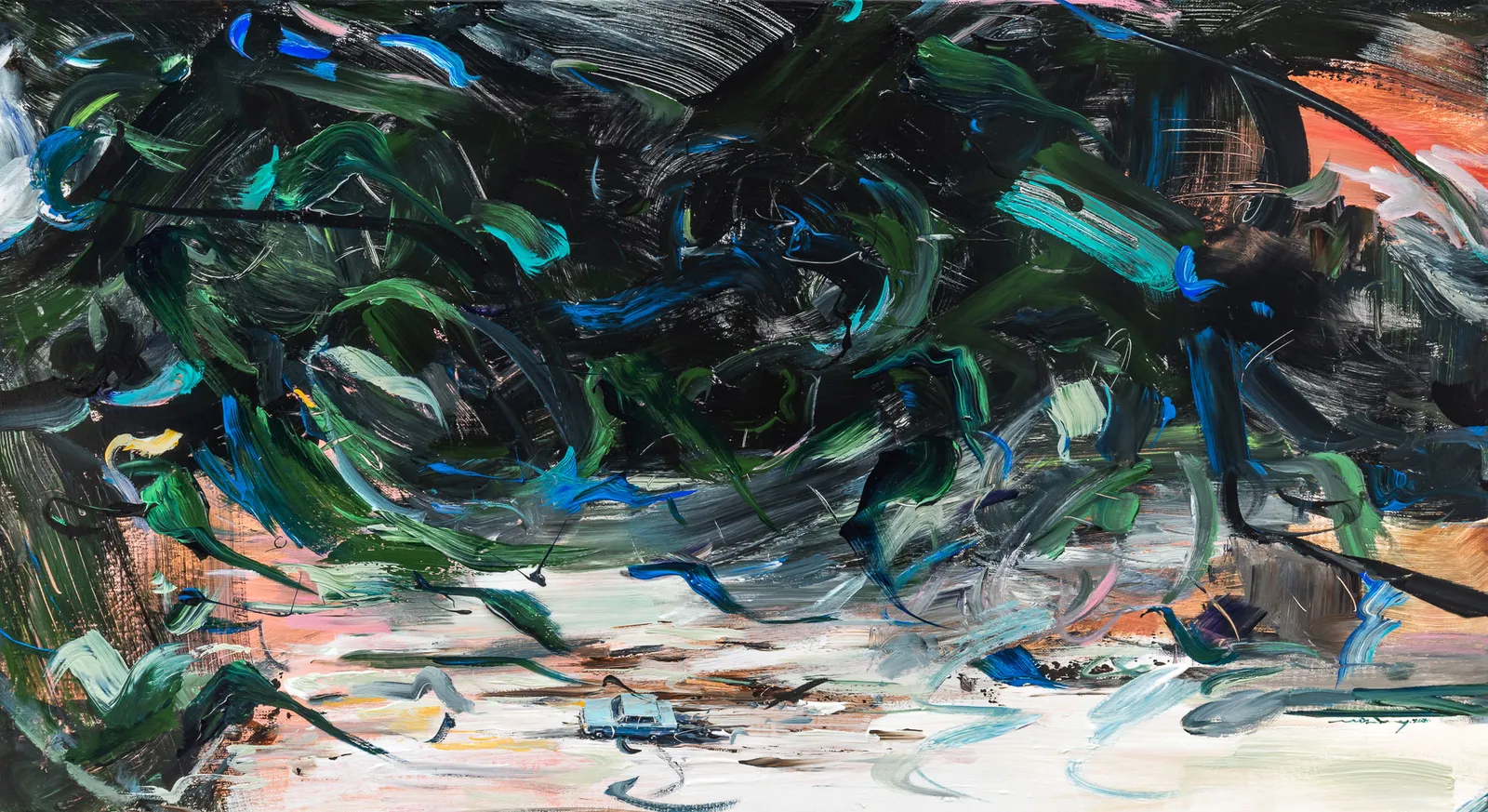 Sway in the Wind V · 91×50.3cm · Acrylic on Canvas · 2020 · 강민석 Minseok Kang
