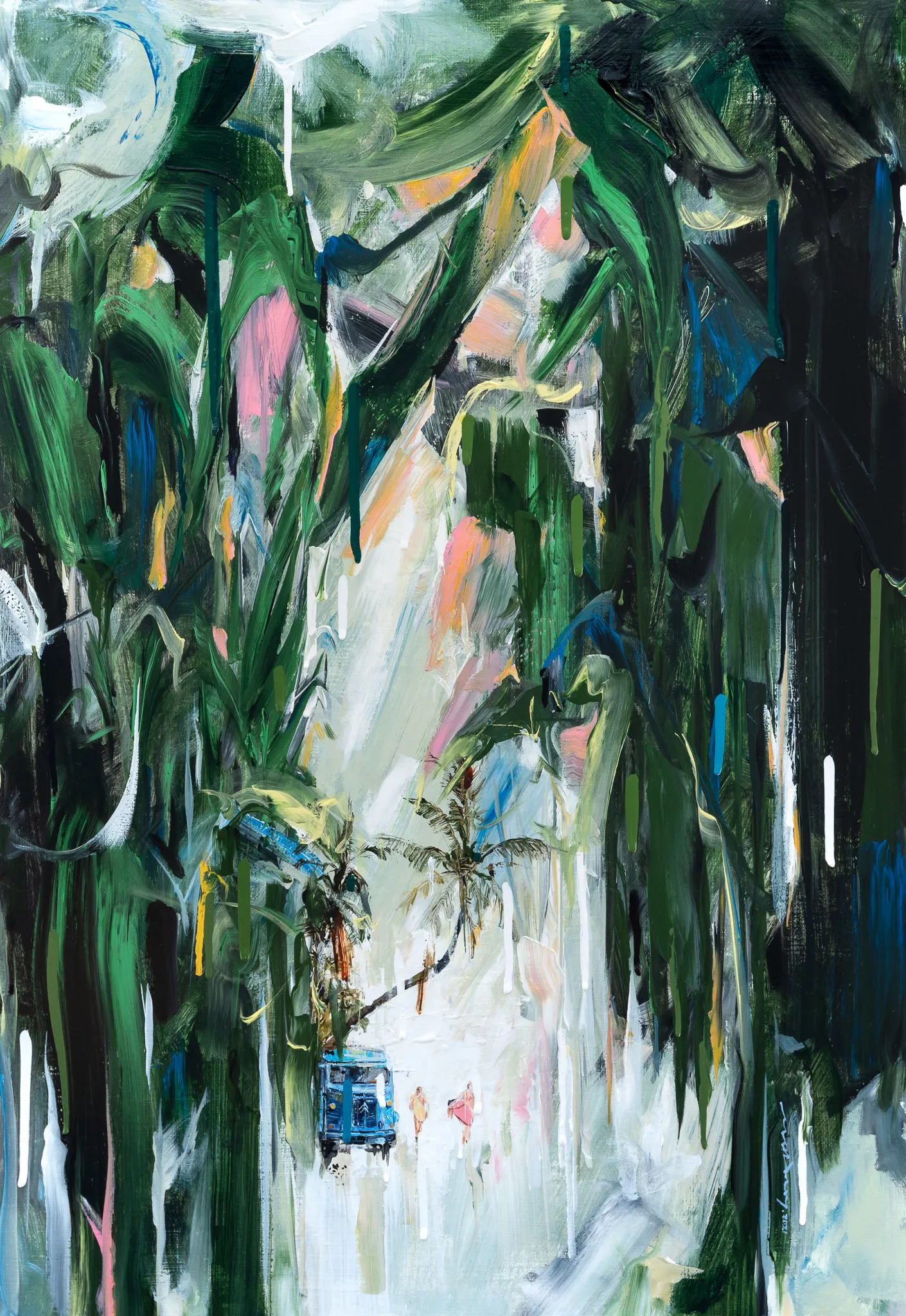 Sway in the Wind XI · 72.7×50.4cm · Acrylic on Canvas · 2020 · 강민석 Minseok Kang