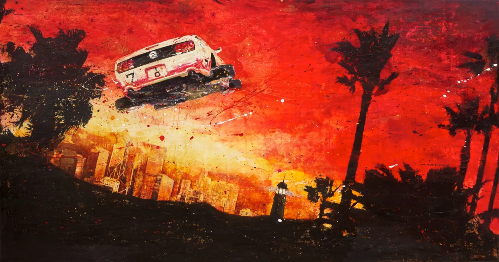 Navigate without Compass NO.2 · 100×53cm · Mixed Media · 2012 · 강민석 Minseok Kang