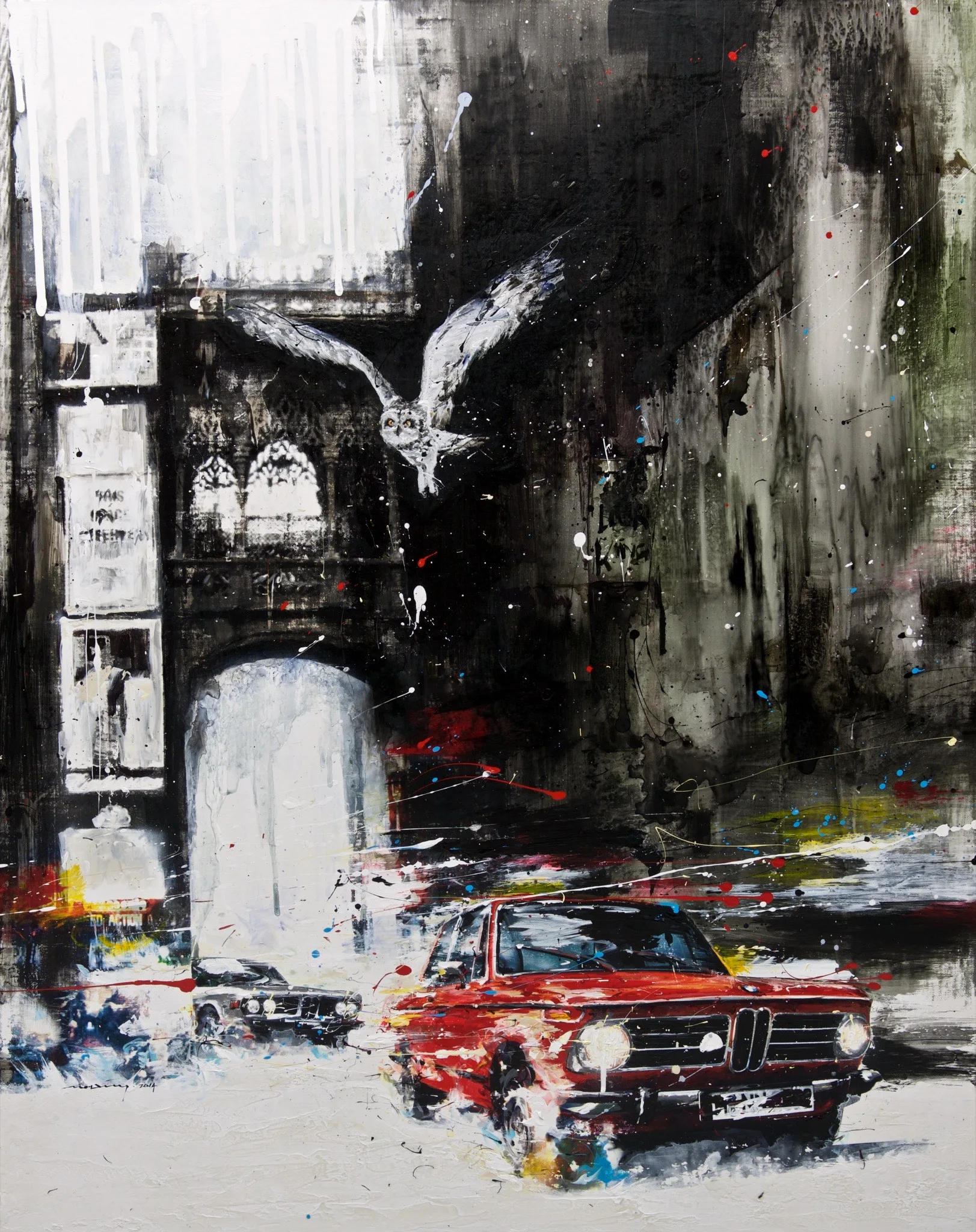 Long Journey NO.2 · 72.5×91cm, 혼합재료, 2014 · 강민석 Minseok Kang