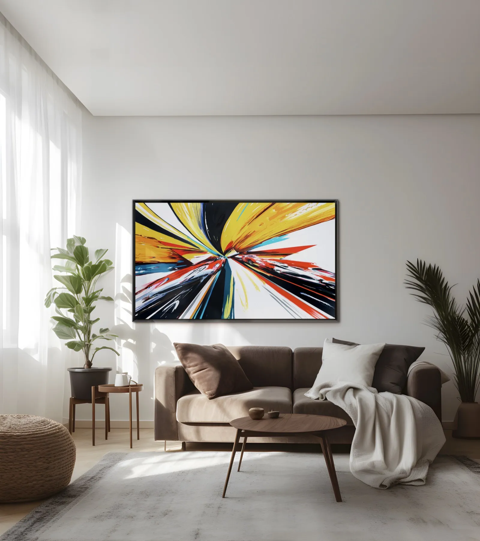 강민석 원화가 설치된 컬렉터 공간 2 — Minseok Kang original artwork in a collector's interior