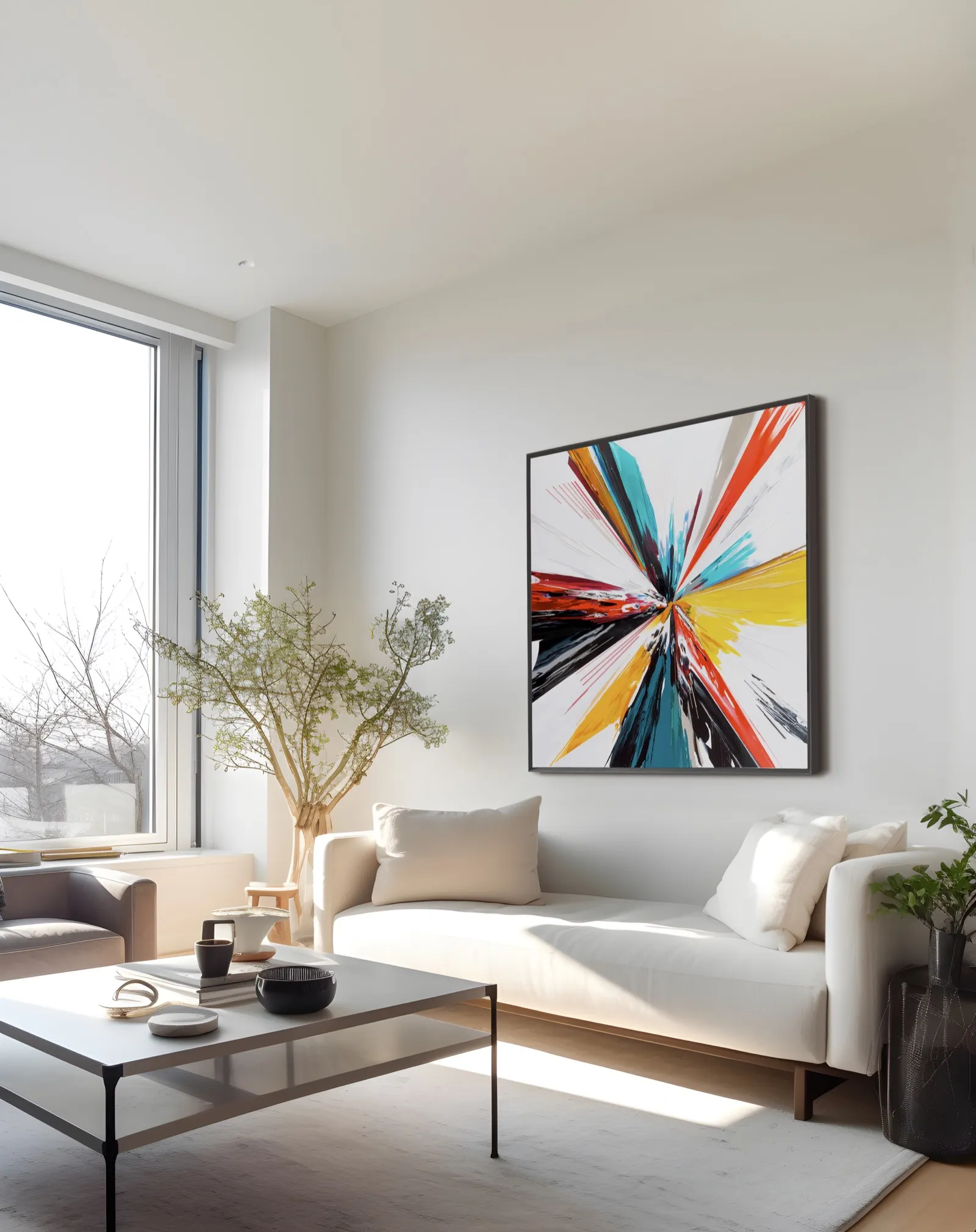 강민석 원화가 설치된 컬렉터 공간 3 — Minseok Kang original artwork in a collector's interior