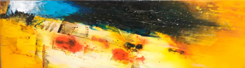 강민석 Minseok Kang, Confusion (2010) — 도시 속 군중과 시선이 압축된 혼합 재료 화면, Mixed Media