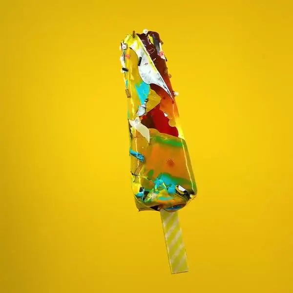 강민석 Minseok Kang, Ice Cream No.04 — 루프로 재생되는 아이스크림 형태의 단채널 영상, Single-channel video