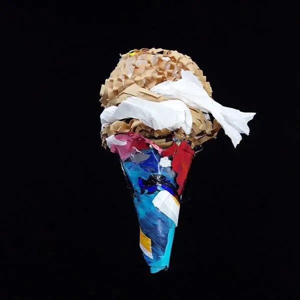 강민석 Minseok Kang, Ice Cream No.27 — 루프로 재생되는 아이스크림 형태의 단채널 영상, Single-channel video