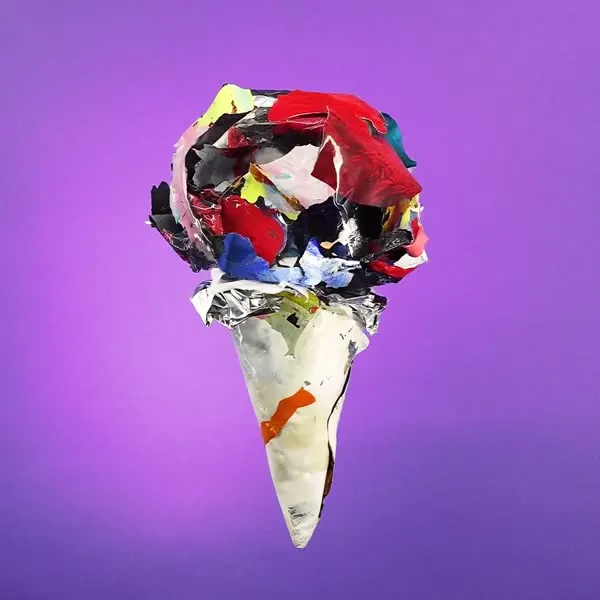 강민석 Minseok Kang, Ice Cream No.44 — 루프로 재생되는 아이스크림 형태의 단채널 영상, Single-channel video