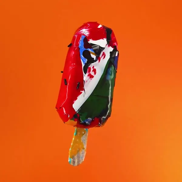 강민석 Minseok Kang, Ice Cream No.59 — 루프로 재생되는 아이스크림 형태의 단채널 영상, Single-channel video