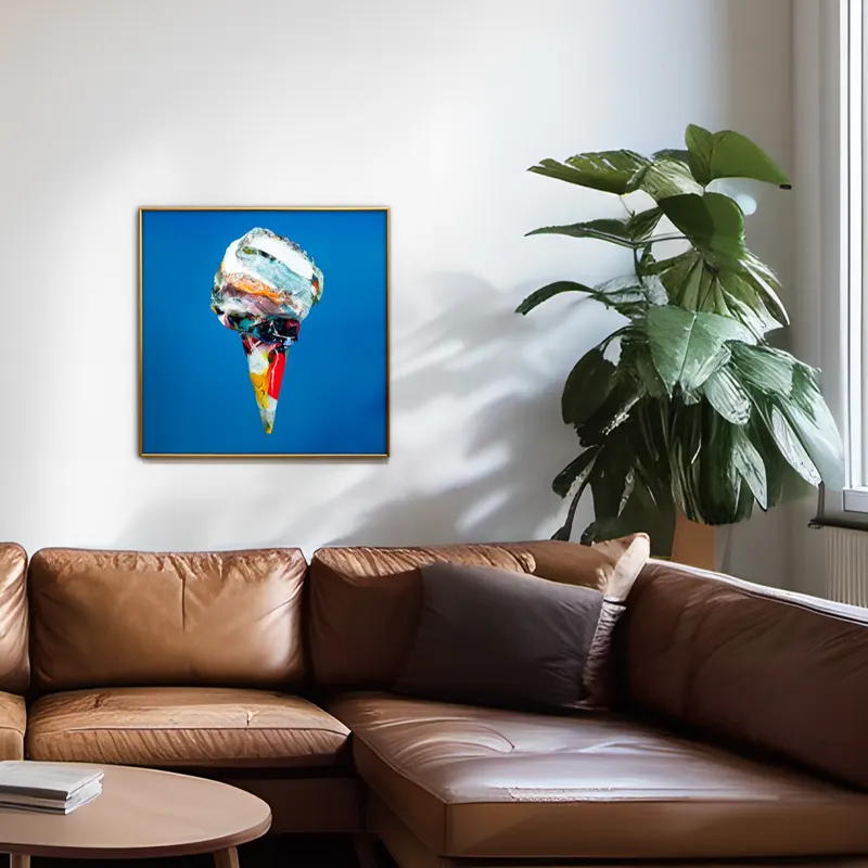강민석 Minseok Kang, Ice Cream No.82 (2024) — 세 가지 크기로 제작된 아이스크림 에디션 프린트, Pigment print, Giclée print